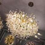 Golden French Crystal Chandelier - Sage Design Group - Annette Sage, CEO