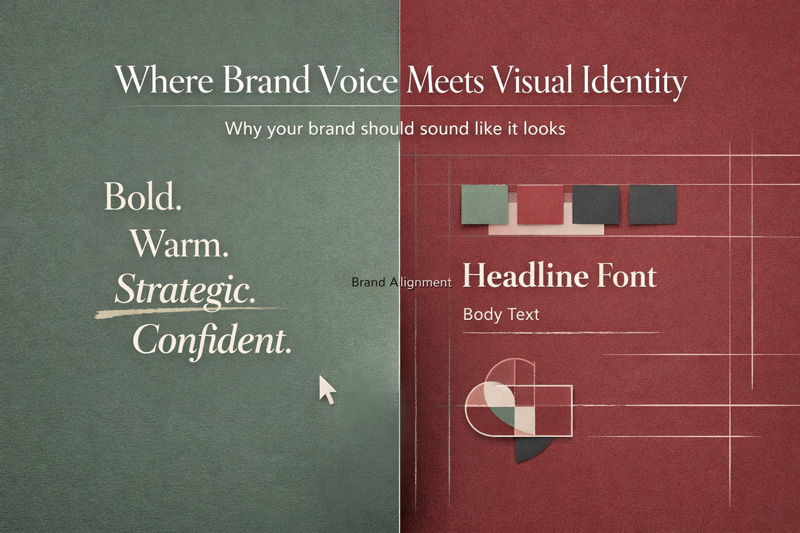 How to Align Your Brand Voice and Visual Identity for Stronger Marketing by Annette C. Sage - Sage Design Group Online